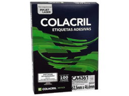 ETIQUETA 46,6x 63,5 x 3 FSC 100Fls CA4361-COLACRIL