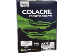 ETIQUETA 98x 139 x 4 FSC 100Fls CA4389-COLACRIL