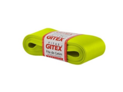 FITA CETIM N 9 10M LARG.38MM POLYESTER LIMAO CITRICO