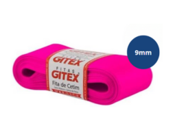 FITA CETIM N 9 10M LARG.38MM POLYESTER PINK CITRICO