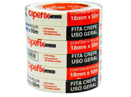 FITA CREPE USO GERAL TAPEFIX 423 18X50 PC/6