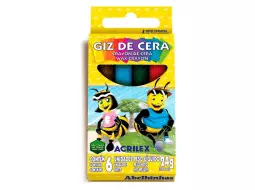 GIZ DE CERA 6 CORES PC/12