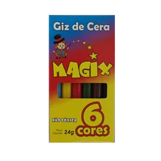 GIZ DE CERA DE 06 CORES 24G PC/12CX