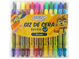 GIZ DE CERA RETRATIL C/24 CORES