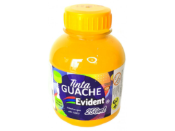 GUACHE EVIDENT C/PINCEL 250ML PC/3 AMARELO