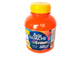 GUACHE EVIDENT C/ PINCEL 250ML PC/3 LARANJA