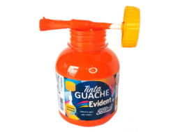 GUACHE EVIDENT C/ PINCEL 250ML PC/3 LARANJA