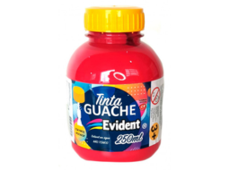 GUACHE EVIDENT C/ PINCEL 250ML PC/3 MAGENTA