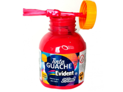 GUACHE EVIDENT C/ PINCEL 250ML PC/3 MAGENTA