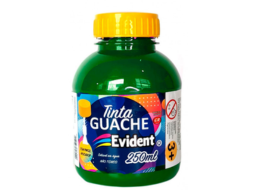 GUACHE EVIDENT C/PINCEL 250ML PC/3 VD BANDEIRA