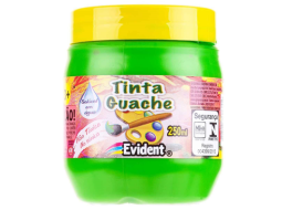 GUACHE EVIDENT VERDE FOLHA 250ML PC/3