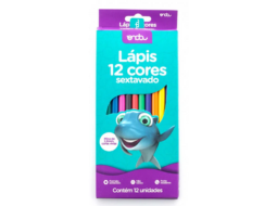 LAPIS 12 CORES SEXTAVADO PC/6CX