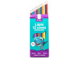 LAPIS 12 CORES SEXTAVADO PC/6CX