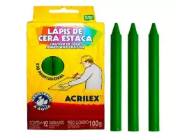 LAPIS DE CERA ESTACA 511 CX/12 PC/6CX VD BANDEIR