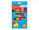 LAPIS DE COR COLOR PEPS MAXI C/12CORES PC/6CX