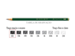 LAPIS GRAFITE 6B CASTELL 9000 CX/12