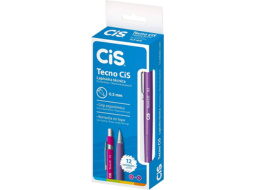 LAPISEIRA TECNOCIS 0,5MM PINK E LILAS C/12