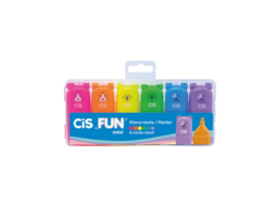 MARCA TEXTO CIS FUN EST C/6 NEON