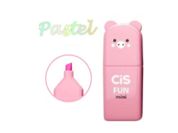 MARCA TEXTO CIS FUN EST C/6 PASTEL