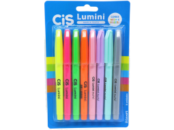 MARCA TEXTO CIS LUMINI NEON/PASTEL C/08