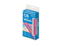 MARCA TEXTO CIS LUMINI PASTEL CEREJA C/12