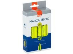 MARCA TEXTO FLUORESCENTE AMARELO EM GEL CX/12