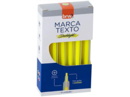 MARCA TEXTO FLUORESCENTE DASHLIGHT AMARELO C/12UN