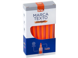 MARCA TEXTO FLUORESCENTE DASHLIGHT LARANJA C/12UN