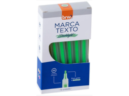 MARCA TEXTO FLUORESCENTE DASHLIGHT VERDE C/12UN