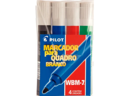 MARCADOR P/Q BRANCO WBM-7 C/4CORES