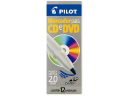 MARCADOR PERMANENTE P/CD/DVD 2.0 AZUL