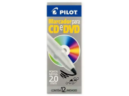 MARCADOR PERMANENTE P/CD/DVD 2.0 PRETO