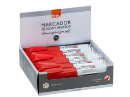 MARCADOR QUADRO BRANCO RECARREG C/REFIL VERMELC/12