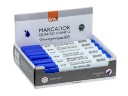 MARCADOR QUADRO BRANCO RECARREG C/TINTA AZUL C/12