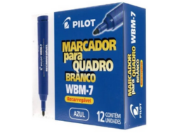 MARCADOR WBM-7 AZUL CX/12