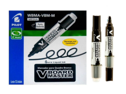 MARCADOR WBMA-VBM-M PRETO CX/12 RECARREGAVEL