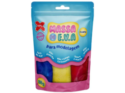 MASSA DE EVA P/ARTESANATO 50G SORTIDO