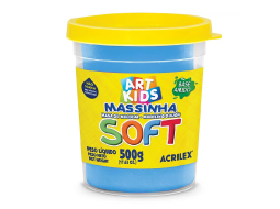 MASSA DE MODELAR SOFT AZUL 109 500G AZUL