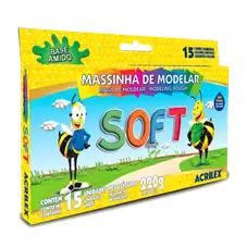 MASSINHA SOFT C/15 CORES PC/6CX