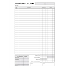 MOVIMENTO DE CAIXA PQ 100F C/10