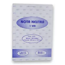NOTA NEUTRA 1/36 PQ C/50F 1 VIA PC/20