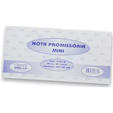 NOTA PROMISSORIA MINI 50FL PC/20BL