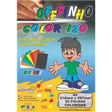 OFFPINHO COLOR 120 A4 C/25 FLS