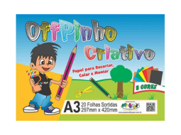 OFFPINHO CRIATIVO A3 120G C/20FLS