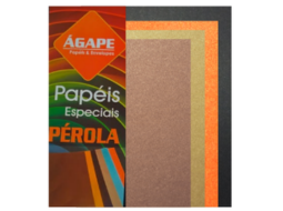 PAPEL AGAPE PEROLA 210MMX297MM 120G PC/25FLS