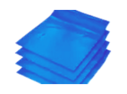 PAPEL COLADO AZUL C/ 40 FLS