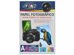 PAPEL FOTOGRAFICO ADESIVO A4 130G C/50 FLS