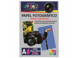 PAPEL FOTOGRAFICO ADESIVO A4 135G C/20FLS