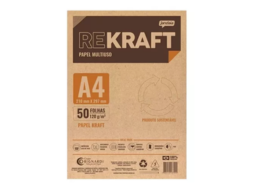 PAPEL KRAFT A4 120G PC/50 FLS FSC RECICLADO