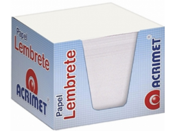 PAPEL LEMBRETE REFIL BRANCO C/750FLS ACRIMET